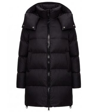 CESARE GASPARI Oversized Hooded Down Puffer Jacket - Zwart