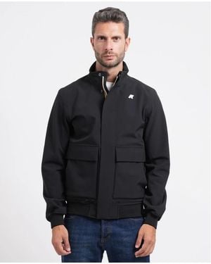 K-Way Jassen ,Zwart ,Peacoat