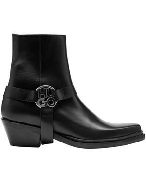 BOSS Kody Stempel-Logo Stiefeletten - Schwarz