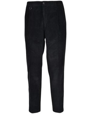 Paolo Pecora Straight Trousers - Negro