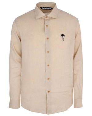 Palm Angels Casual Shirts - Natural