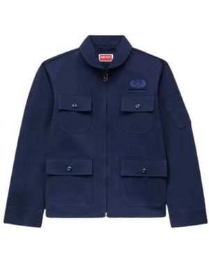 KENZO Light Jackets - Blu