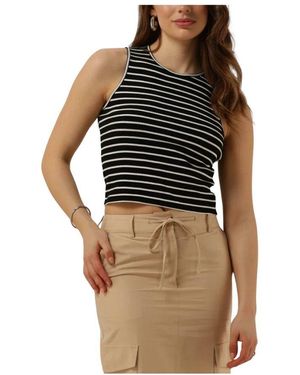 Another Label Gestreiftes Top Für Frauen - Schwarz
