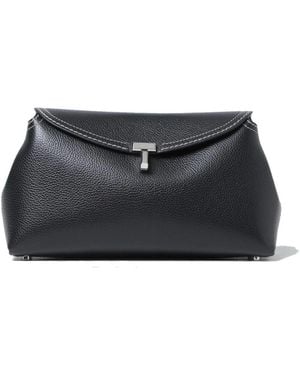 TOTEME T-Lock Clutch Bag - Zwart