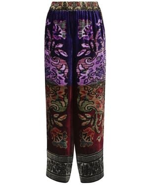 Pierre Louis Mascia Wide Trousers - Blue