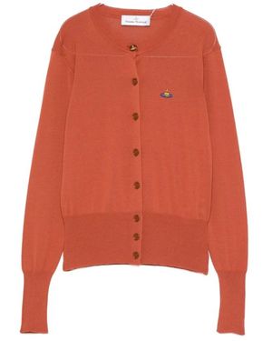 Vivienne Westwood Truien & Vesten ,Oranje ,1803002P Y003F C409 Sweater