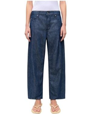 Cambio Wide Jeans - Bleu