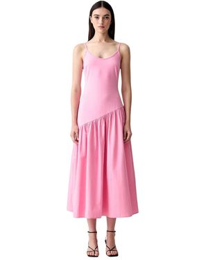 Never Fully Dressed Midi Dresses - Rose