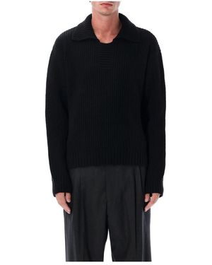 mfpen Round-Neck Knitwear - Negro