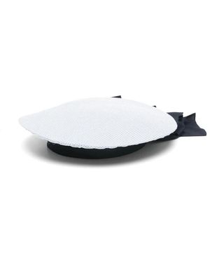 Vivetta Bow-Detail Hat - Weiß