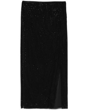 Self-Portrait Midi Skirts - Zwart