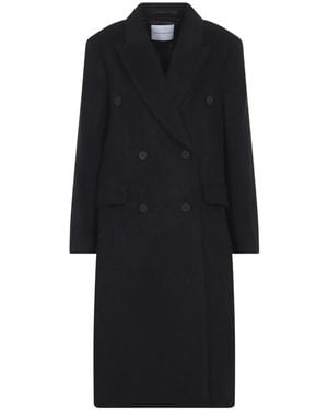 Studio Nicholson Aber Oversized Double Breasted Coat - Zwart