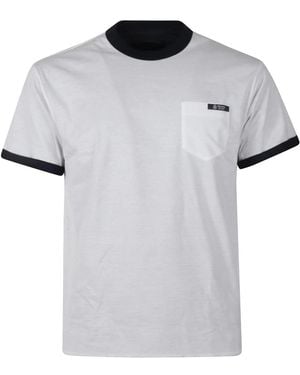 Prada Omkeerbaar Katoenen T-Shirt - Grijs
