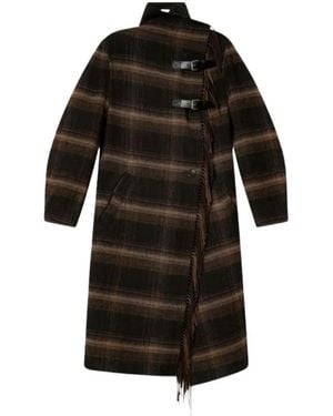 Isabel Marant Jassen ,Veelkleurig ,Wol Gihan Jas - Zwart