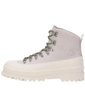 Superga Schoenen ,Wit ,Leer 3346 Alpina Pedula Nubuck - Naturel