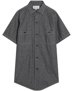 Maison Margiela Short Sleeve Shirts - Gray