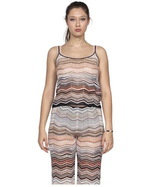 Missoni Sleeveless Tops - Multicolor