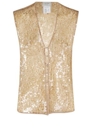 Alysi Sleeveless Tops - Neutro