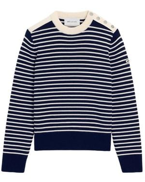 Ami Paris Rundhals-Strickware - Blau