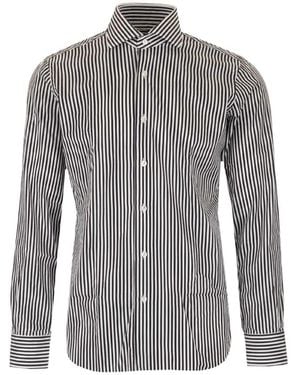 Barba Napoli Casual Shirts - Grey