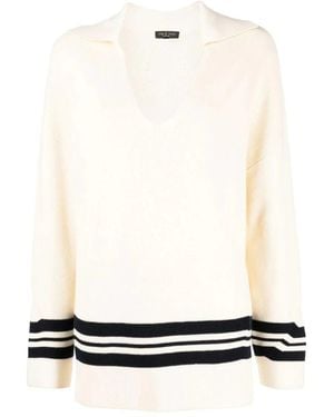 Rag & Bone V-Neck Knitwear - White