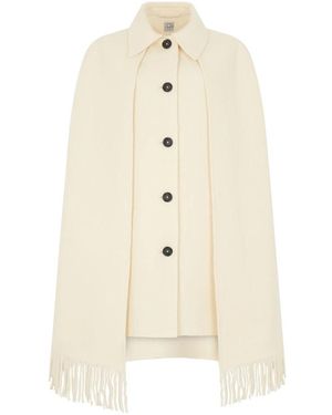 TOTEME Single-Breasted Coats - Natural