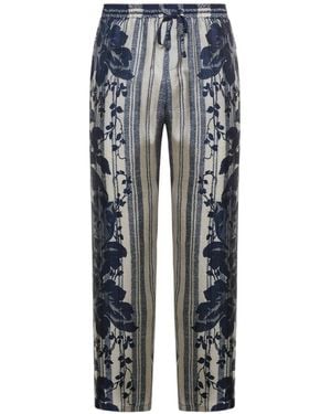 Pierre Louis Mascia Straight Trousers - Blue