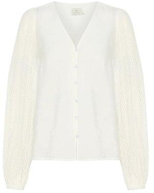 Kaffe Shirts - Bianco