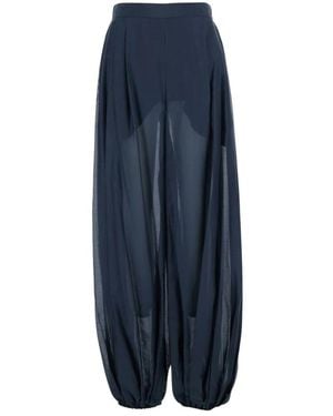 Semicouture Tapered Trousers - Bleu