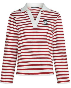 Karl Lagerfeld V-Neck Knitwear - Rood