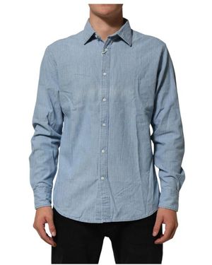 Deperlu Nelson Denim Shirt - Blau