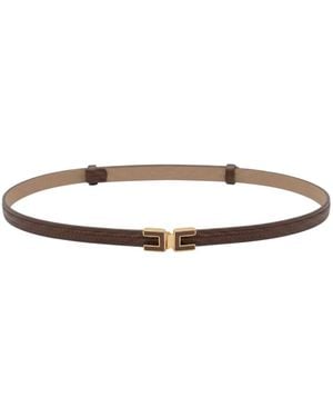 Elisabetta Franchi Belts - Brown