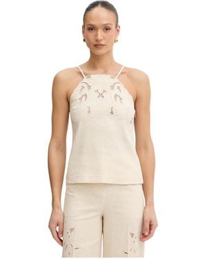 Twinset Sleeveless Tops - Neutro