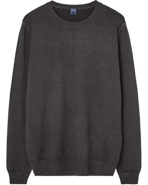Fedeli Round-Neck Knitwear - Nero