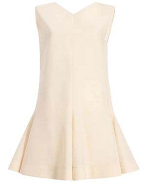 KHAITE Mini Jurk - Naturel