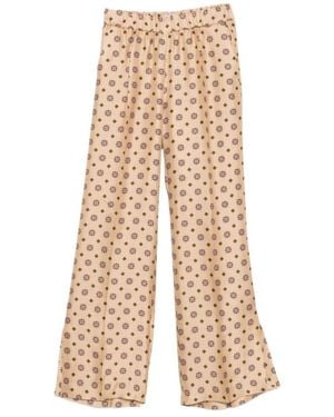Alberto Biani Wide Trousers - Natural