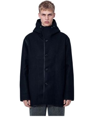 Our Legacy Jassen ,Zwart ,Wol Liner Jacket - Blauw