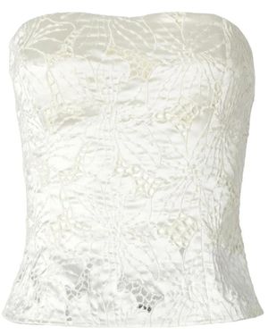 Genny Sleeveless Tops - Bianco