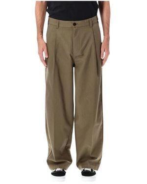 Obey Dean Pleated Pant - Groen