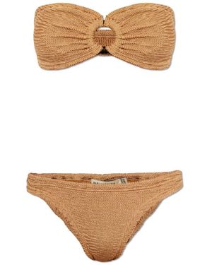 Paramidonna Badmode ,Tweed Chloe Tweedelig Zwempak - Wit