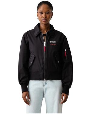 Guess Bomber Jackets - Negro