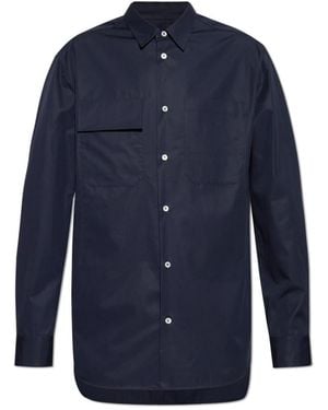 Jil Sander Casual Shirts - Blauw