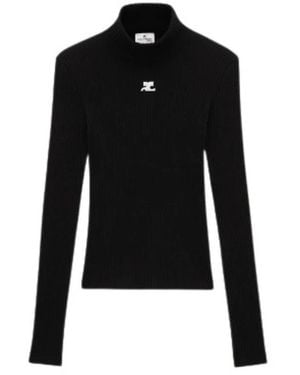 Courreges Turtlenecks - Noir