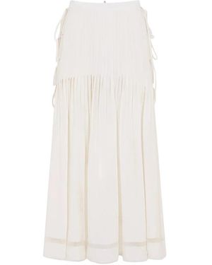 Rabanne Maxi Skirts - White