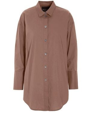 Bitte Kai Rand Overhemden ,Bruin ,Katoen Shirts