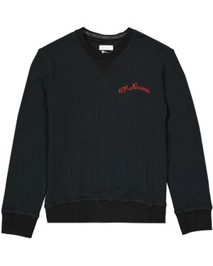 McQueen Schwarzer Logo-Sweatshirt Aw23