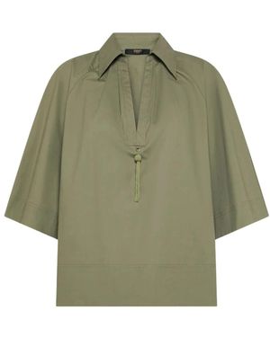 Seventy Camicia Corta Mezza Manica - Groen
