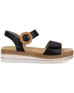 Remonte Schoenen ,Zwart ,Leer Jocelyn Band Sandaal