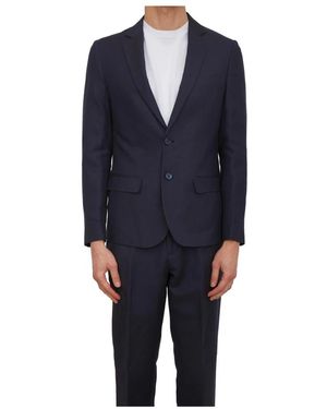 Antony Morato Jassen ,Blauw ,Leer Giacca Per Completo