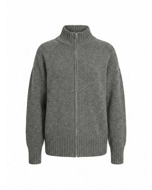 Malo Truien & Vesten ,Grijs ,Bomber Zip Raglan